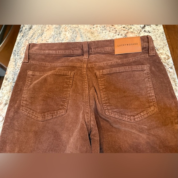 Lucky Brand Sweet Mid Rise Boot Brown Corduroy Pants. Size 8/29. Like New! - Picture 6 of 15